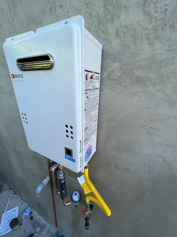 Tankless water heater installation for Vineyard homes